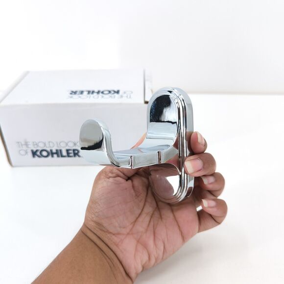 KOHLER Industrial Robe Hook Polished Chrome 26535-CP NEW OPEN BOX Discontinued - Picture 3 of 6